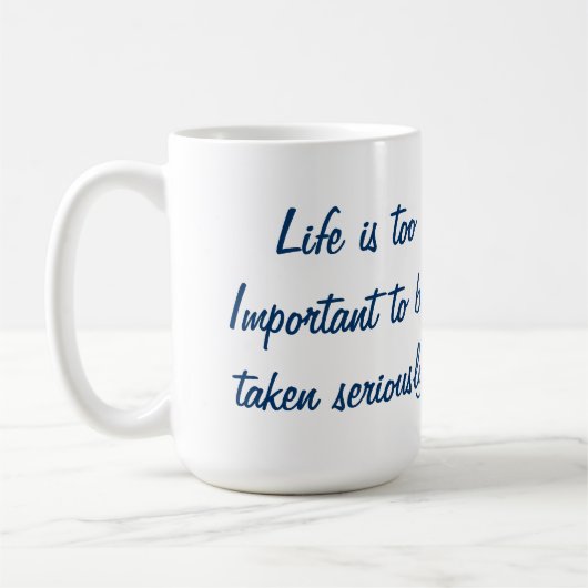 生命のコーヒーカップ コーヒーマグカップ (左)