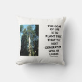 生命のゴールは植物の木に次の世代Sitである クッション (正面)
