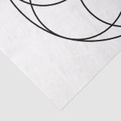 生命のシード聖幾何学ブラック&ホワイト 薄葉紙 (詳細)