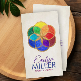 生命のチャクラ色の種子 名刺