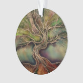 生命のツリー – 秋の影 オーナメント (正面)