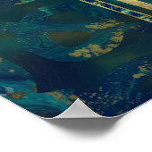 生命のツリー – Yggdrasilトリケトラ記号 ポスター (角)