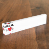 生命のナース デスクネームプレート (側面)