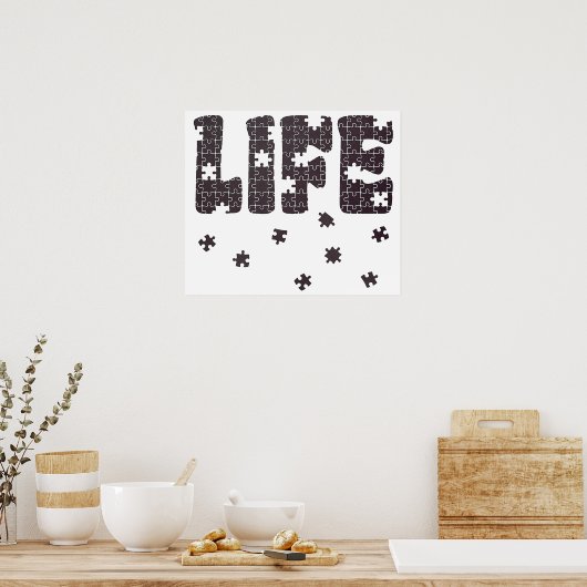 生命のパズル ポスター (キッチン)