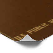 生命のピークでの癌の死亡ヴィンテージWPA ポスター (角)