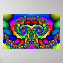 生命のフラクタルな木 ポスター