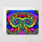 生命のフラクタルな木 ポストカード (正面/裏面)