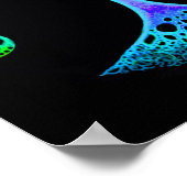 生命のフラクタルの木のインスピレーションのポスター ポスター (角)