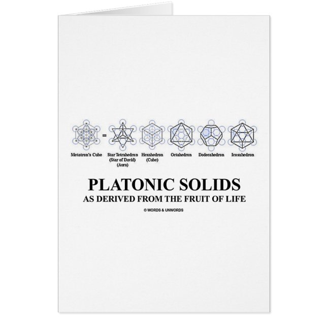 生命のフルーツから得られる精神的な固体 (正面)