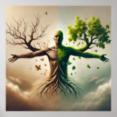 生命の二重性 – 成長と衰退 ポスター (正面)