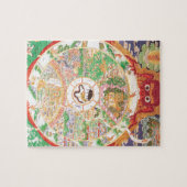 生命の仏教の車輪 ジグソーパズル (横)