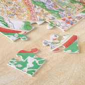 生命の仏教の車輪 ジグソーパズル (側面)