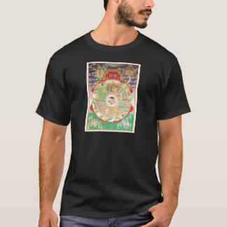 生命の仏教の車輪 Tシャツ