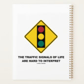 生命の信号は解釈懸命である プランナー手帳 (裏面)