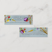 生命の健康と健康の木 スキニー名刺 (正面/裏面)