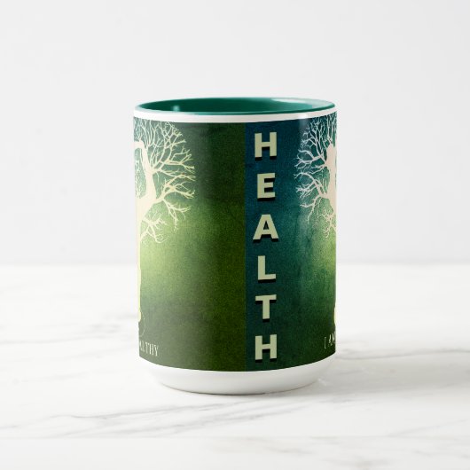 生命の健康と活力の樹 マグカップ (中央)
