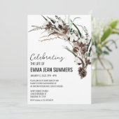 生命の冬の祝い 綿の緑 招待状 (スタンド正面)