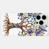 生命の分子ツリー ケミストリーとバイオロジーの植物 Case-Mate iPhoneケース (裏面 (横))