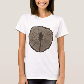 生命の切り株 ナチュラルデザイン | 森林 Tシャツ