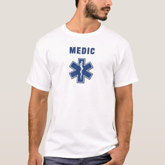 生命の医者の星 Tシャツ (正面)