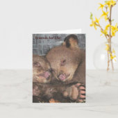 「生命の友人!」 メッセージカード カード (黄色い花)