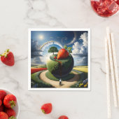 生命の周期は超現実的な最高傑作である。I スタンダードカクテルナプキン (インサイチュ)