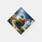 生命の周期は超現実的な最高傑作である。I スタンダードカクテルナプキン (角)