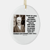 生命の失敗はいかに近い成功意識しませんでした セラミックオーナメント (右)