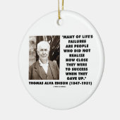 生命の失敗はいかに近い成功意識しませんでした セラミックオーナメント (左)