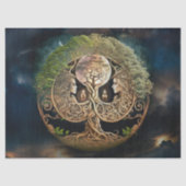 生命の女神と月の切り離しの木 薄葉紙 (正面)