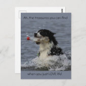 生命の宝、はがき ポストカード (正面/裏面)