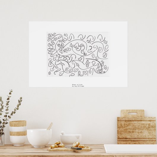 生命の川 ポスター (キッチン)