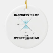 生命の幸福は平衡の問題です セラミックオーナメント (裏面)