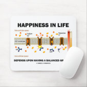 生命の幸福は釣り合った勾配に左右されます マウスパッド (マウス)