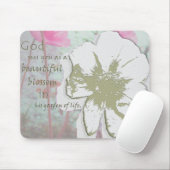 "生命の庭"デジタルコラージュ マウスパッド (マウス)