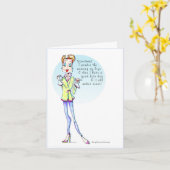 生命の意味バースデー・カードを熟考して下さい カード (黄色い花)