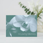 生命の愛情のある記憶8お祝いの蘭 招待状 (スタンド正面)