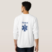 生命の救急医療隊員の星 スウェットシャツ (裏面フル)