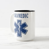生命の救急医療隊員の星 ツートーンマグカップ (正面左)