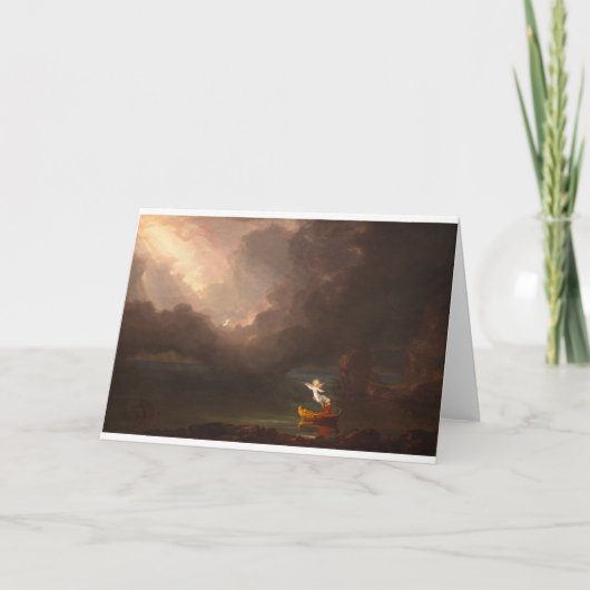 生命の旅行: 老齢期の挨拶状 カード (正面)