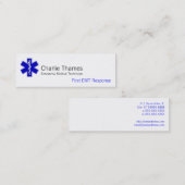 生命の星 スキニー名刺 (正面/裏面)