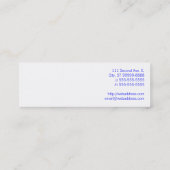 生命の星 スキニー名刺 (裏面)