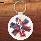 生命の星《写真》ぼけ味 キーホルダー (正面)