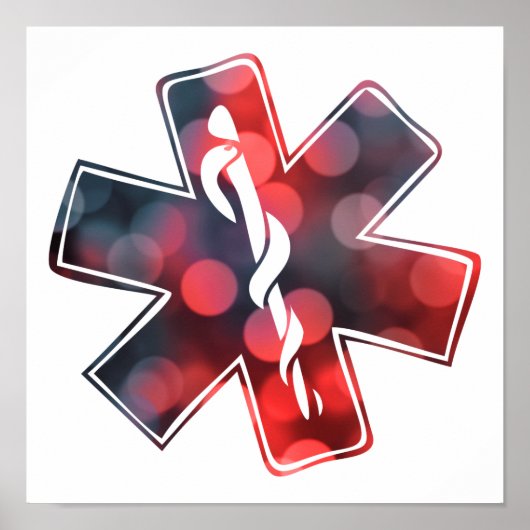 生命の星《写真》ぼけ味 ポスター (正面)