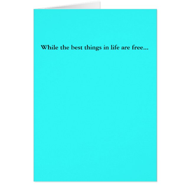 生命の最も最高のな事が自由な…間、 (正面)