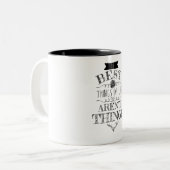 生命の最も最高のな事は事のマグではないです ツートーンマグカップ (正面左)