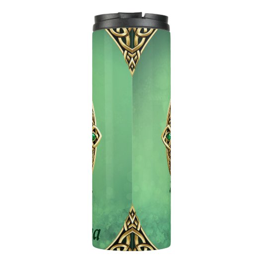 生命の木とケルト結び目模様。 タンブラー (裏面)