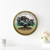 生命の木と天国 ラージ壁時計 (ホーム)