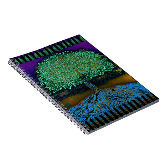 生命の木のアートワーク ノートブック (右側)