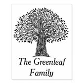 生命の木のドードル ラバースタンプ (インプリント)